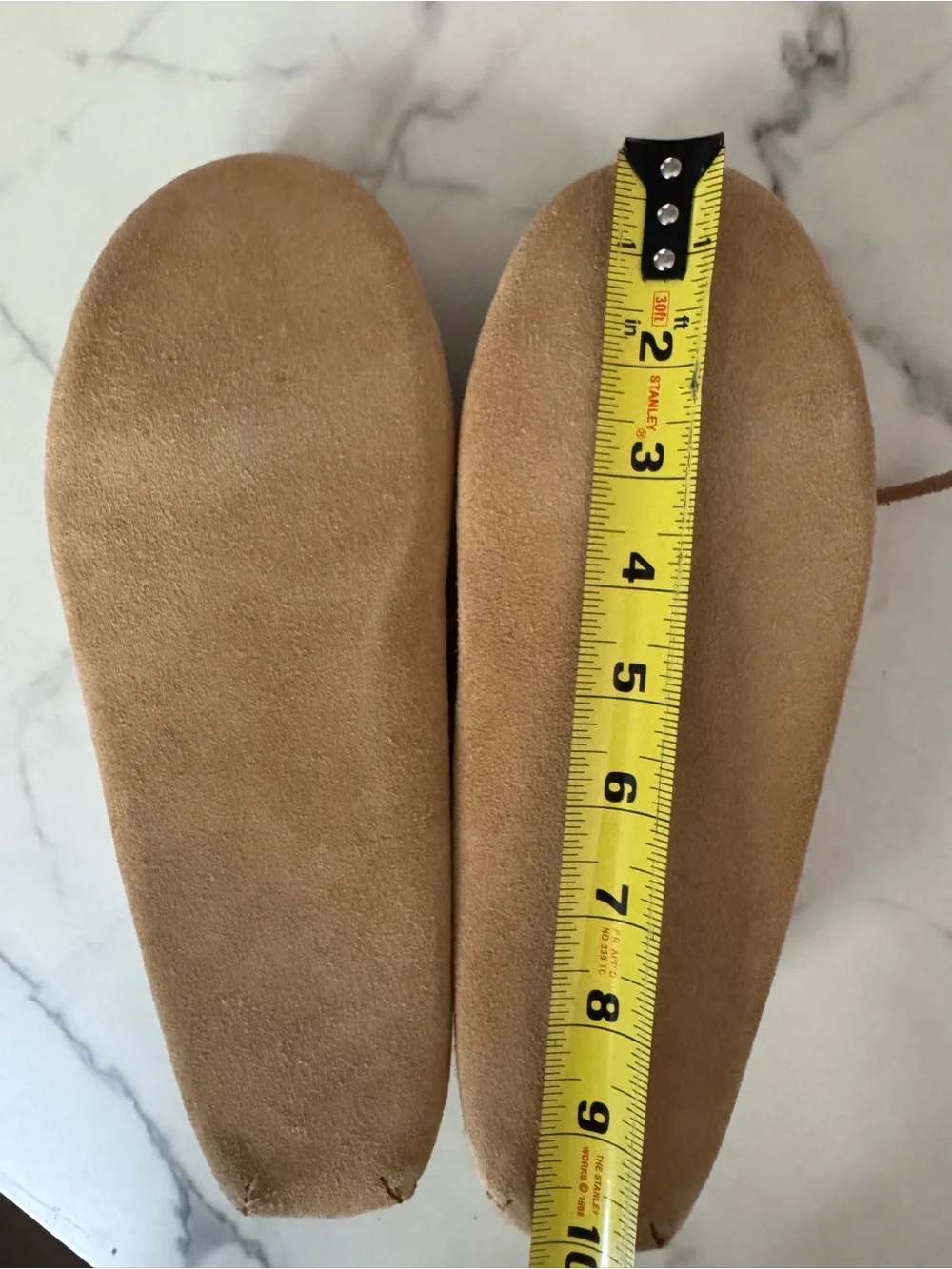 Minnetonka Men’s Softsole Laced Moccasins Tan • Size 8 New Without Box